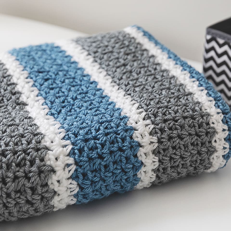 V stitch baby blanket pattern