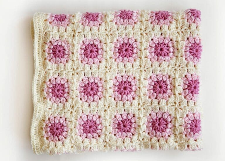 Granny Square Crochet Blanket Pattern