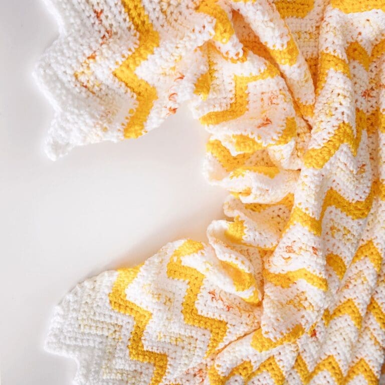 Crochet Chevron Blanket Pattern