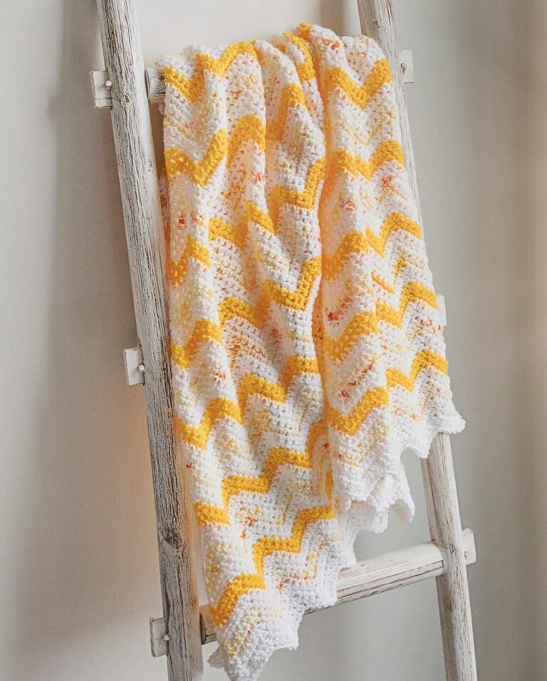 Easy Chevron Crochet Pattern -Stitch Tutorial