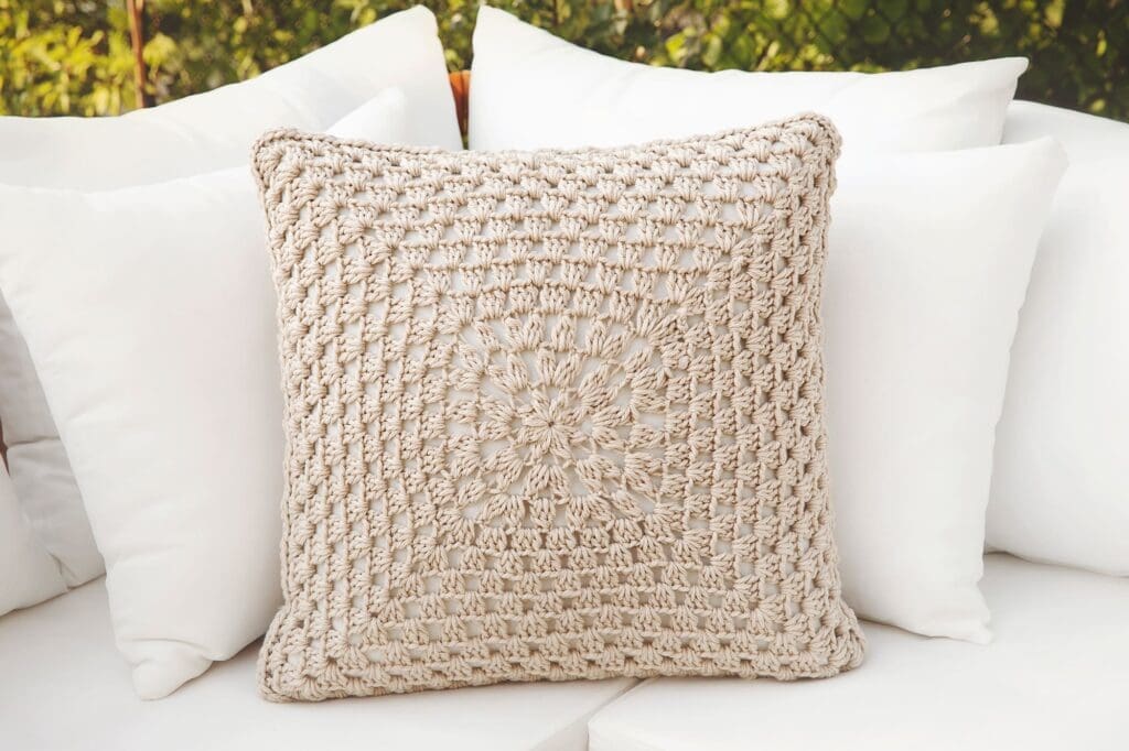 Crochet Pillow Cover Pattern 