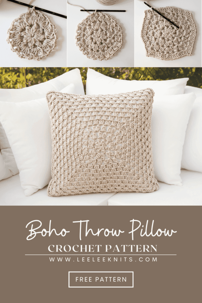 Crochet Pillow Cover Pattern 