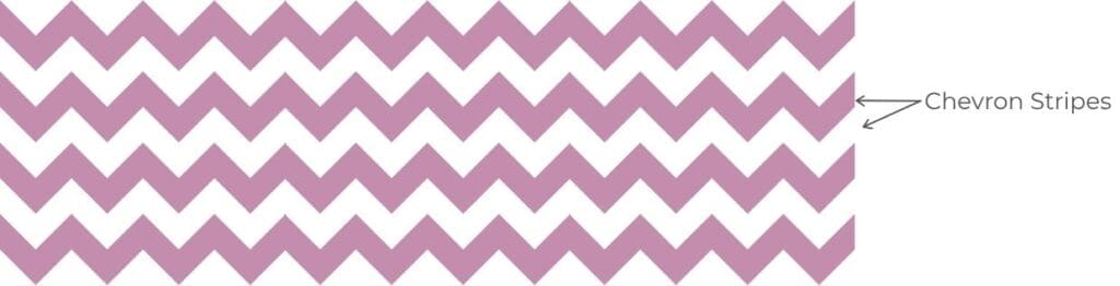 What are knit chevrons 